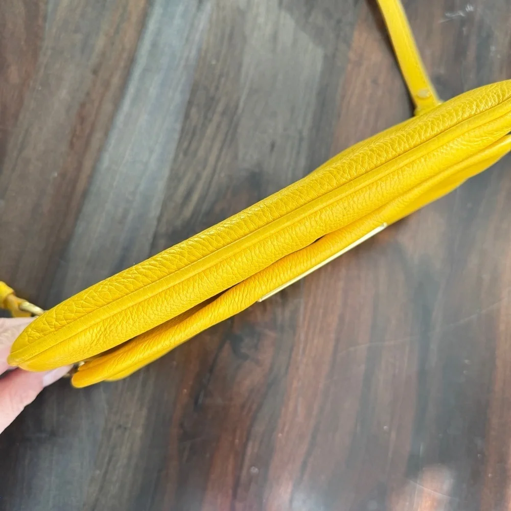 Marc by Marc Jacobs Yellow Leather Too Hot To Handle Sofia Crossbody Bag - Picture 4 of 10